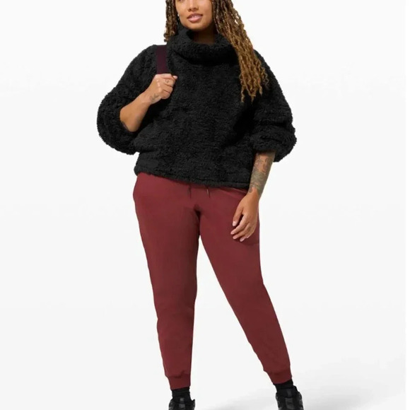 Lululemon Warmth Restore Sherpa Pullover Teddy Bear Jacket Black Size XS Small - Picture 6 of 14